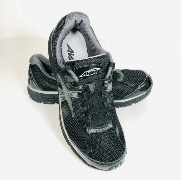 Avia Running Shoes Black Men's Size 10 Athletic Sneakers - Picture 2 of 9